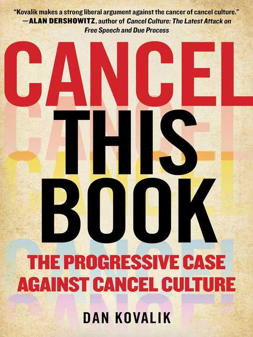 Title details for Cancel This Book by Dan Kovalik - Available